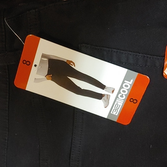 NWT 32 Degrees Cool Women's Sweatpants Jeans, Black 8 10 14 12 - Picture 5 of 6